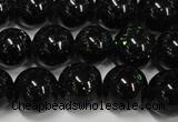 CGS402 15.5 inches 8mm round green goldstone beads wholesale