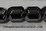 CHE230 15.5 inches 10*12mm hematite beads wholesale