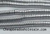 CHE650 15.5 inches 1*3mm tyre plated hematite beads wholesale