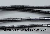 CHE755 15.5 inches 2*2.5mm tube hematite beads wholesale