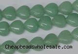 CHG10 15.5 inches 10*10mm heart amazonite gemstone beads wholesale