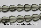 CHG18 15.5 inches 10*10mm heart synthetic smoky quartz beads wholesale