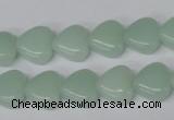 CHG30 15.5 inches 12*12mm heart amazonite gemstone beads wholesale