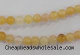 CHJ01 15.5 inches 4mm round honey jade stone beads wholesale