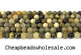 CHJ102 15 inches 8mm round honeybee jasper beads