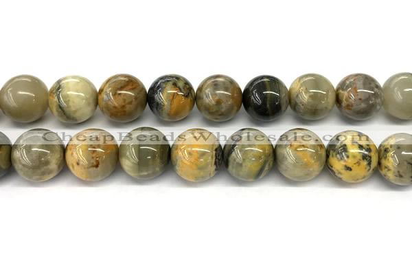 CHJ106 15 inches 16mm round honeybee jasper beads