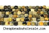 CHJ115 15 inches 8mm square honeybee jasper beads