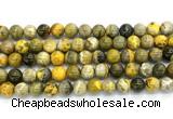 CHJ122 15.5 inches 10mm round honeybee jasper gemstone beads