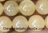 CHJ15 15.5 inches 12mm round honey jade beads wholesale