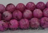 CHM223 15.5 inches 10mm round dyed hemimorphite beads wholesale