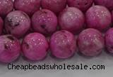 CHM224 15.5 inches 12mm round dyed hemimorphite beads wholesale