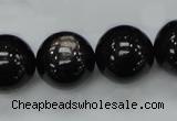 CHS04 15.5 inches 18mm round natural hypersthene gemstone beads