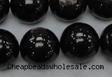 CHS05 15.5 inches 20mm round natural hypersthene gemstone beads