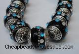 CIB172 19mm round fashion Indonesia jewelry beads wholesale