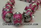 CIB192 19mm round fashion Indonesia jewelry beads wholesale