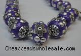 CIB222 18mm round fashion Indonesia jewelry beads wholesale