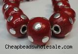 CIB240 18mm round fashion Indonesia jewelry beads wholesale