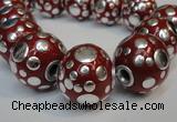 CIB253 22mm round fashion Indonesia jewelry beads wholesale