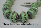 CIB271 14*16mm rondelle fashion Indonesia jewelry beads wholesale