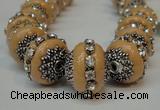 CIB272 14*16mm rondelle fashion Indonesia jewelry beads wholesale