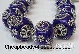 CIB283 16*16mm rondelle fashion Indonesia jewelry beads wholesale