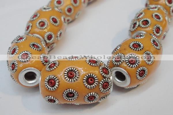 CIB326 16*21mm drum fashion Indonesia jewelry beads wholesale