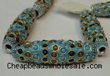 CIB34 17*60mm rice fashion Indonesia jewelry beads wholesale