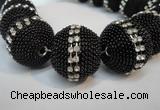 CIB427 25mm round fashion Indonesia jewelry beads wholesale