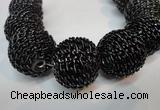 CIB456 30mm round fashion Indonesia jewelry beads wholesale