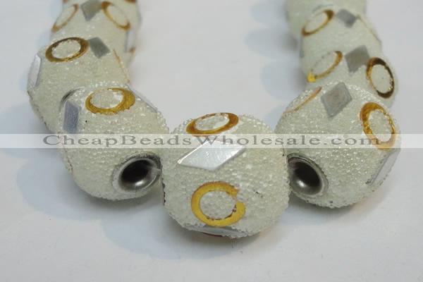 CIB480 15*16mm drum fashion Indonesia jewelry beads wholesale