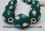 CIB491 18*23mm drum fashion Indonesia jewelry beads wholesale