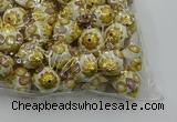 CIB525 22mm round fashion Indonesia jewelry beads wholesale