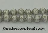 CIB545 22mm round fashion Indonesia jewelry beads wholesale