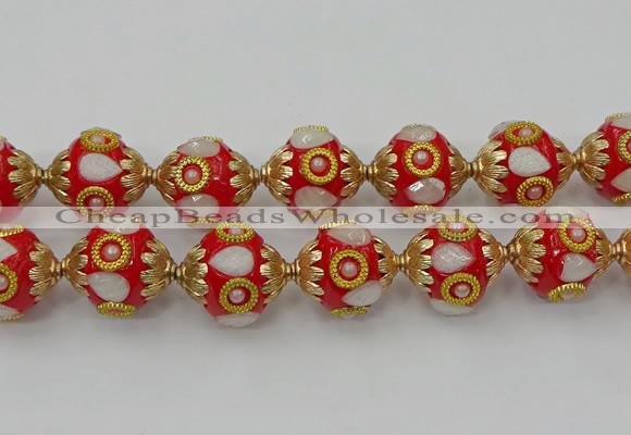 CIB547 22mm round fashion Indonesia jewelry beads wholesale