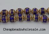 CIB553 22mm round fashion Indonesia jewelry beads wholesale