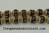 CIB555 22mm round fashion Indonesia jewelry beads wholesale