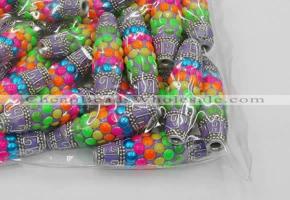 CIB583 16*60mm rice fashion Indonesia jewelry beads wholesale