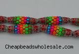 CIB586 16*60mm rice fashion Indonesia jewelry beads wholesale