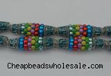 CIB587 16*60mm rice fashion Indonesia jewelry beads wholesale