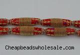 CIB605 16*60mm rice fashion Indonesia jewelry beads wholesale