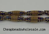 CIB609 16*60mm rice fashion Indonesia jewelry beads wholesale