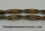 CIB612 16*60mm rice fashion Indonesia jewelry beads wholesale