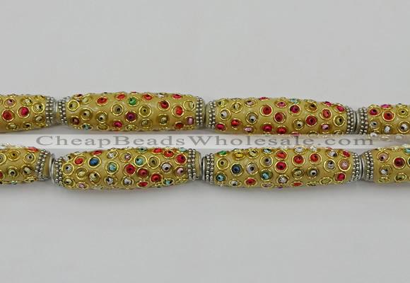 CIB617 16*60mm rice fashion Indonesia jewelry beads wholesale