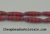 CIB634 16*60mm rice fashion Indonesia jewelry beads wholesale