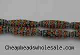 CIB640 16*60mm rice fashion Indonesia jewelry beads wholesale