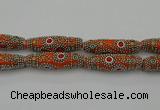 CIB647 16*60mm rice fashion Indonesia jewelry beads wholesale