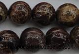 CIJ115 15.5 inches 12mm round dyed impression jasper beads wholesale