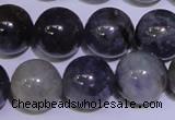 CIL08 15.5 inches 11mm round natural iolite gemstone beads