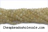 CITR03 15 inches 8mm round citrine gemstone beads