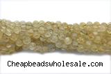 CITR04 15 inches 10mm round citrine gemstone beads